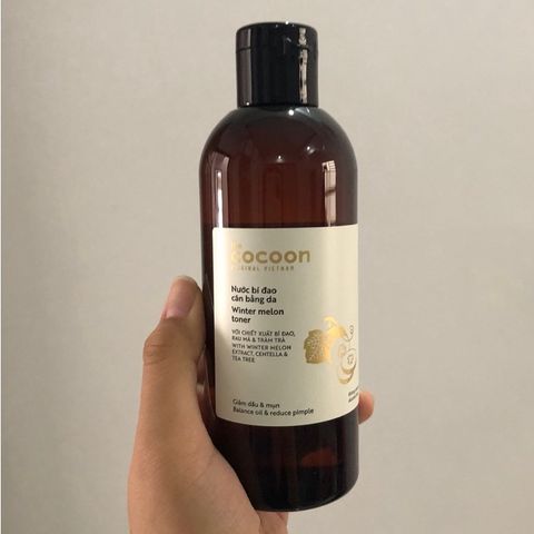 Toner Nước Bí Đao Cocoon 310ml – Dưỡng Da Cân Bằng, Kiểm Soát Dầu, 100% Thuần Chay, Giảm Mụn, Cấp Ẩm Tối Ưu
