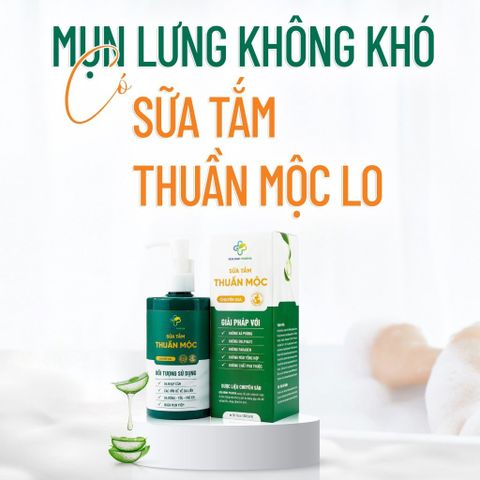 Sữa Tắm Dưỡng Ẩm Da Thuần Mộc 300ml - Làm Sạch Nhẹ Nhàng, Thơm Dịu, Chiết Xuất Thảo Dược Tự Nhiên