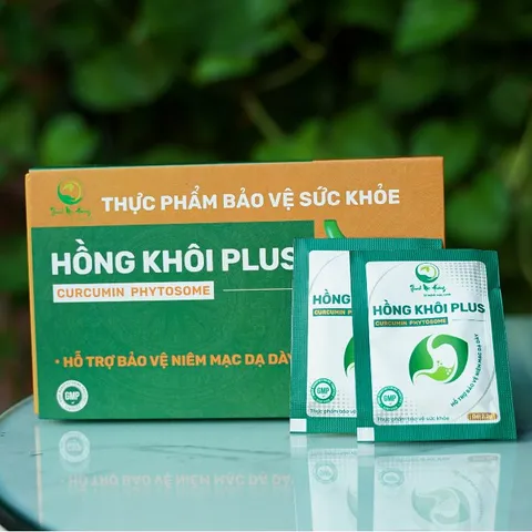 Hồng Khôi Plus Thanh Mộc Hương 40 Gói - Hỗ Trợ Niêm Mạc Dạ Dày và Tiêu Hóa Hiệu Quả, Giúp Giảm Đau và Ợ Chua