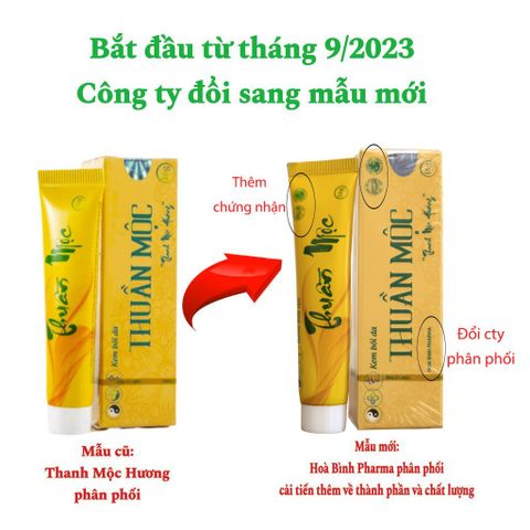 Kem bôi da Thuần Mộc Thanh Mộc Hương 16g - Giảm bong tróc, hăm da và chàm sữa, dưỡng ẩm và làm dịu da hiệu quả