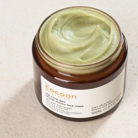 Mặt nạ bí đao The Cocoon 100ml - Thuần chay, làm thông thoáng lỗ chân lông, ngăn ngừa mụn cho làn da rạng rỡ và mịn màng