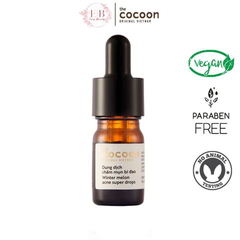 Dung Dịch Chấm Mụn Bí Đao Cocoon 5ml - Trị Mụn An Toàn Với Chiết Xuất Tự Nhiên và Salicylic Acid