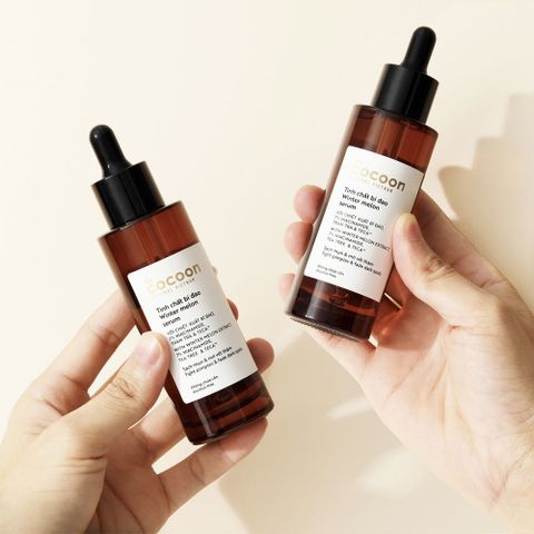 Bộ Đôi Tinh Chất Bí Đao Cocoon 70ml & Dung Dịch Chấm Mụn 5ml - Kiểm Soát Dầu, Giảm Mụn & Làm Mờ Vết Thâm