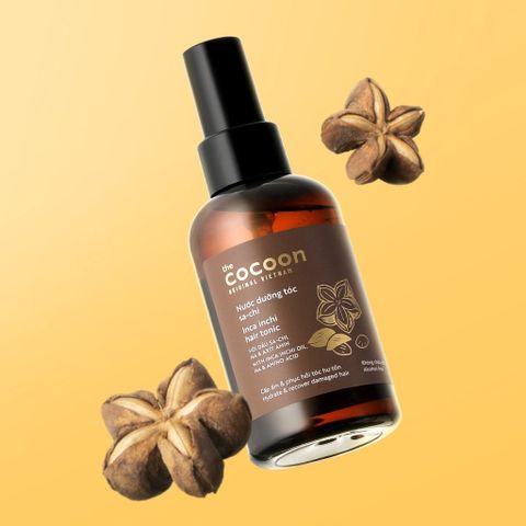 Nước Xịt Dưỡng Tóc Sachi Cocoon 140ml - Cấp Ẩm, Phục Hồi Tóc Hư Tổn, Dầu Sa-Chi & AHA, Giúp Tóc Mềm Mượt, Khỏe Mạnh