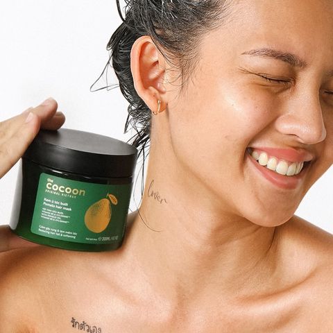 Kem ủ tóc bưởi Cocoon 200ml - Giảm gãy rụng, cung cấp độ ẩm và làm mềm mượt tóc, phù hợp cho tóc yếu, dễ gãy rụng.