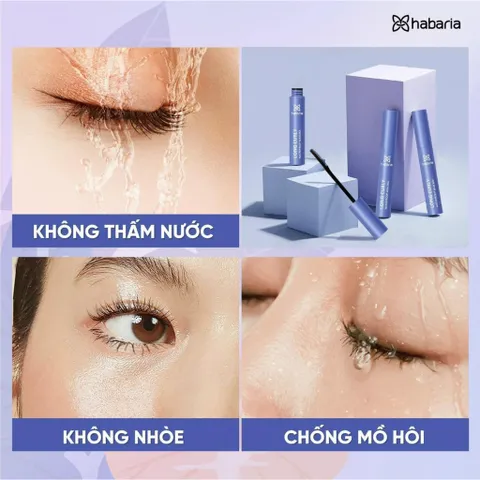 Chuốt Mi Không Trôi Mascara Habaria Long Curly Waterproof (10ml)