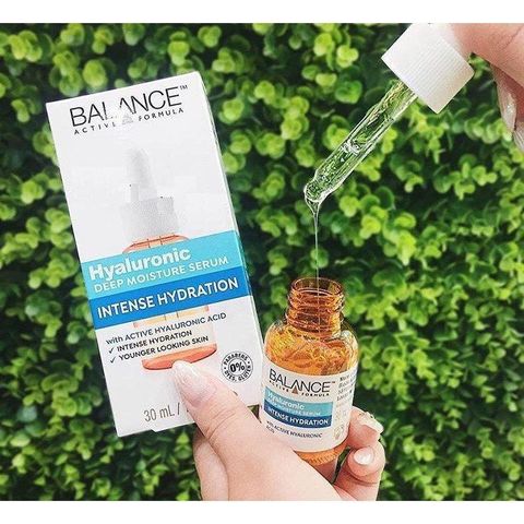 Serum Balance Active Formula Dưỡng Ẩm Cấp Nước Cho Da Hyaluronic Deep Moisture Serum 30ml
