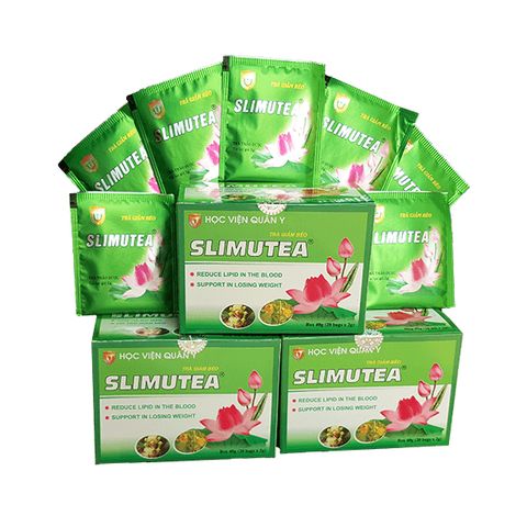 Trà Giảm Béo Slimutea Học Viện Quân Y 20 Gói - Thảo Dược Tự Nhiên Hỗ Trợ Giảm Cân Hiệu Quả