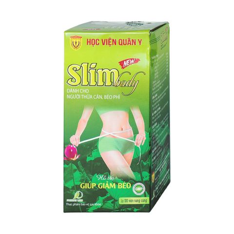 Viên Uống Giảm Béo Slim Body New Học Viện Quân Y 100 viên