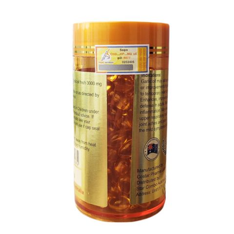 Viên uống tinh dầu tỏi Costar Garlic Oil 200 viên - Hỗ trợ tăng cường đề kháng và bảo vệ sức khỏe hiệu quả