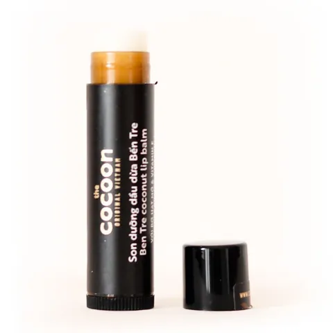 Son Dưỡng Môi Cocoon Dầu Dừa Bến Tre - Giảm Thâm, Chống Khô Nứt Nẻ, Tự Nhiên, Không Chì, Không Chất Bảo Quản