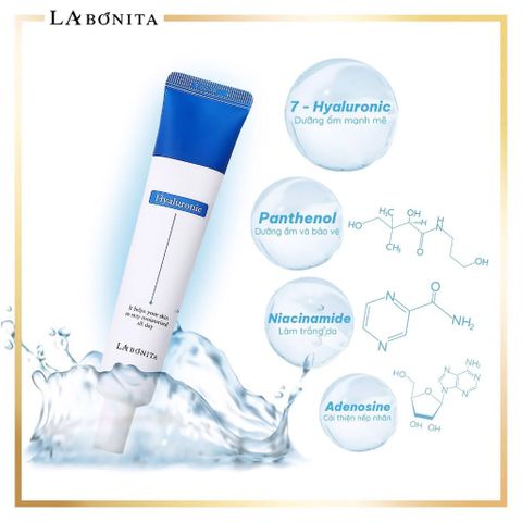 Kem dưỡng ẩm HA La bonita sáng da tăng độ đàn hồi La Bonita Vital Hyaluronic Acid Cream 50ml
