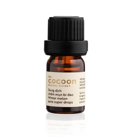Bộ Tinh Chất Bí Đao Cocoon 70ml và Dung Dịch Chấm Mụn 5ml - Kiểm Soát Dầu Thừa, Làm Mờ Vết Thâm, Ngăn Ngừa Mụn Hàng Ngày