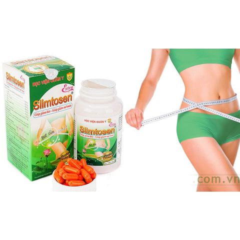 Viên uống Giảm béo Học viện Quân Y Slimtosen Extra Hộp 100 Viên