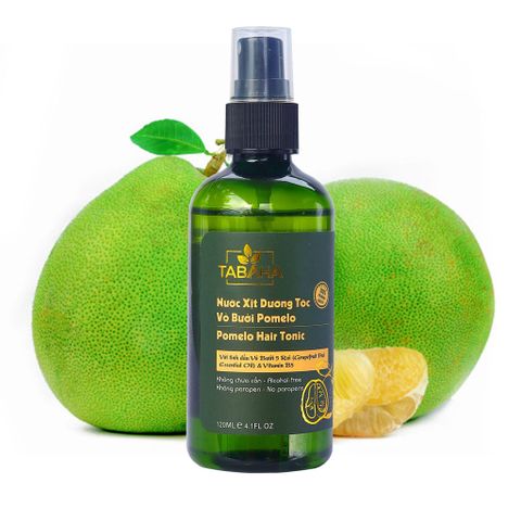 Xịt Dưỡng Tóc Tinh Dầu Bưởi Pomelo 120ml - Ngăn Rụng Tóc, Kích Thích Mọc Tóc, Phục Hồi Tóc Hư Tổn Tự Nhiên