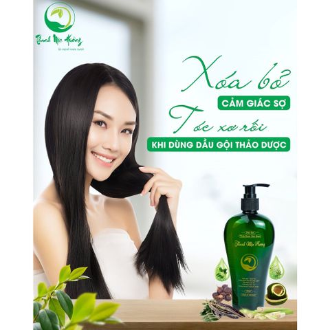 Dầu Gội Thảo Mộc THANH MỘC HƯƠNG 350gr - Chống Gàu, Ngăn Rụng Tóc, Kích thích Mọc Tóc, Từ Thiên Nhiên, Dưỡng ẩm Tóc Chắc Khỏe