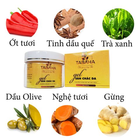 Kem Tan Mỡ Bụng Tabaha 250gr - Hiệu Quả Giảm Cân Nhanh Sau 1 Tuần, An Toàn Cho Mẹ Sau Sinh, Tặng Nịt Bụng và Thước Dây