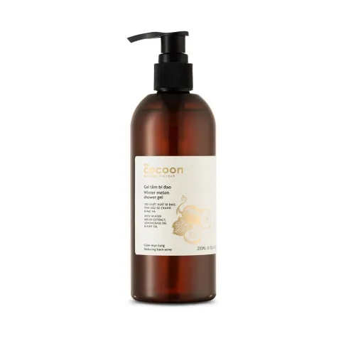 Gel Sữa Tắm Bí Đao Cocoon Vietnam 300ml - Làm Sạch Da, Giảm Mụn, Thư Giãn, Paraben Free, Tinh Dầu Thiên Nhiên