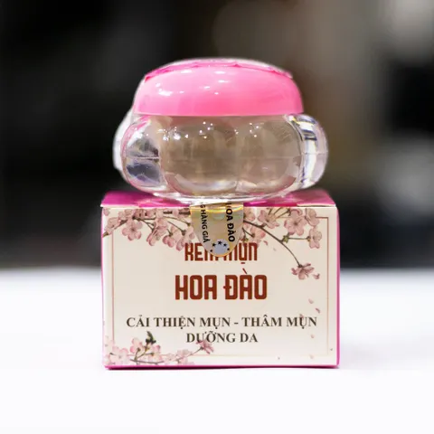 Kem Mụn Đông Y Hoa Đào 8g - Giảm Mụn, Mờ Thâm Từ Thiên Nhiên - An Toàn Cho Da Nhạy Cảm, Sản Phẩm Việt Nam