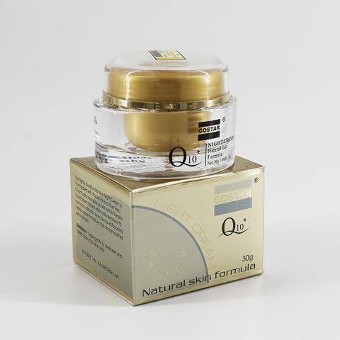 Kem Dưỡng Da Nhau Thai Cừu Costar Q10+ Night Cream Natural Skin Fomula 50gr - Hỗ trợ ngăn ngừa lão hoá da