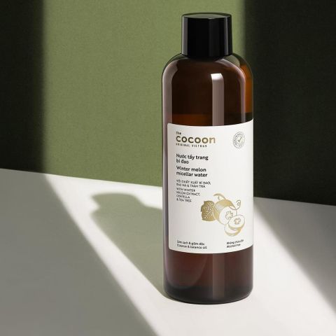 Bộ Combo Nước Tẩy Trang Bí Đao 500ml & Toner Cân Bằng Da Cocoon 310ml - Sạch Da Mịn Màng, Không Cồn, Dành Cho Da Nhạy Cảm