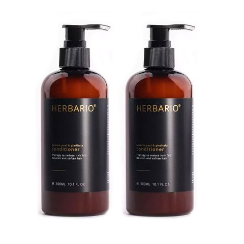 Combo 2 Chai Dầu Xả Vỏ Bưởi & Bồ Kết HERBARIO 300ml - Chống Rụng Tóc, Nuôi Dưỡng Tóc Mềm Mượt, Phục Hồi Hư Tổn