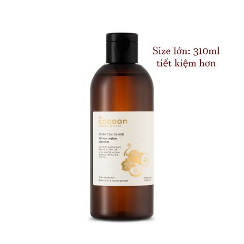 Bộ chăm sóc da bí đao Cocoon Bigsize: Nước tẩy trang 500ml, Gel rửa mặt 310ml và Toner cân bằng 310ml - Giải pháp làm sạch và chăm sóc da hoàn hảo