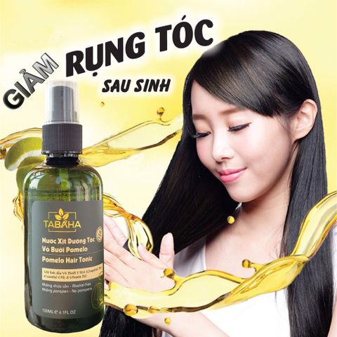 Bộ 2 chai Tinh Dầu Dưỡng Tóc Bưởi Pomelo Tabaha 120ml - Ngăn Rụng Tóc, Kích Thích Mọc Tóc Dày, Phục Hồi Tóc Hư Tổn