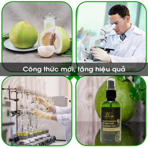 Xịt Mọc Tóc Tinh Dầu Vỏ Bưởi Tabaha 120ml - Giảm Rụng Tóc, Cung Cấp Dưỡng Chất Cho Tóc Khỏe Mạnh, Mềm Mượt