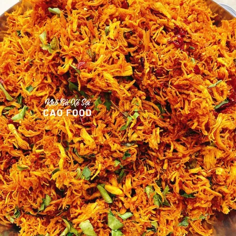 Khô Gà Lá Chanh CAO Food - Snack Gà Xé Sợi Nguyên Chất 100% Ức Gà Tươi Ngon Đậm Đà, Hương Vị Nguyên Liệu Nhà Làm