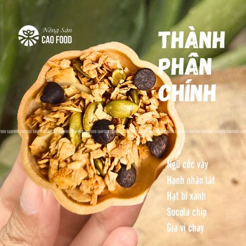 Bánh Ngũ Cốc Vảy Mixed Socola Chips - Bánh Dinh Dưỡng Giòn Tan Nhà Làm, Ăn Vặt Ngon, Không Chất Bảo Quản