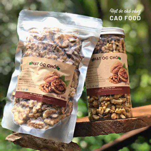 Nhân óc chó vàng CAOFOOD 450gr - Hạt dinh dưỡng cao cấp nhập khẩu từ Mỹ, tốt cho sức khỏe tim mạch và giảm cân