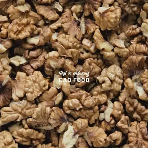Nhân óc chó vàng CAOFOOD 450gr - Hạt dinh dưỡng cao cấp nhập khẩu từ Mỹ, tốt cho sức khỏe tim mạch và giảm cân
