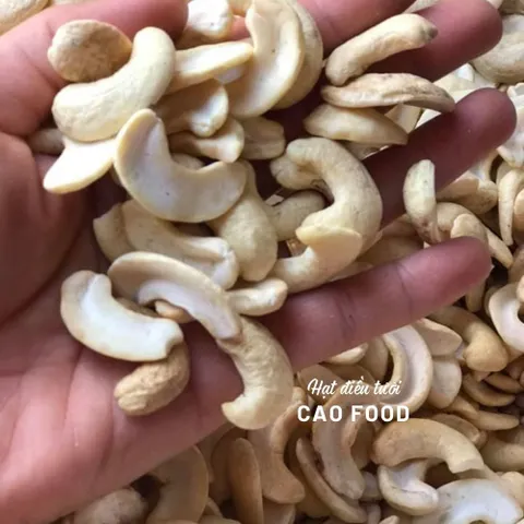 Hạt Điều Tươi Nguyên Hạt CAOFOOD 500g - Lý Tưởng Dùng Nấu Sữa Hạt, Cháo, Ngũ Cốc Dinh Dưỡng, Chất Lượng Cao, Trung Bình Phước