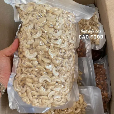 Hạt Điều Tươi Nguyên Hạt CAOFOOD 500g - Lý Tưởng Dùng Nấu Sữa Hạt, Cháo, Ngũ Cốc Dinh Dưỡng, Chất Lượng Cao, Trung Bình Phước