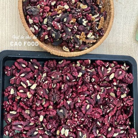 Hạt Óc Chó Đỏ CAOFOOD nhập khẩu Mỹ 500GR - Giàu Omega 3, Tốt Cho Mẹ Bầu và Phát Triển Trí Não Bé - 500g Hữu Cơ Tự Nhiên