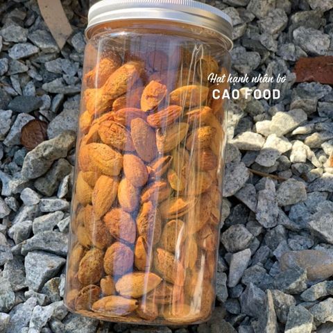 Hạt Hạnh Nhân Rang Bơ Vỏ Mỏng CAO Food - Nhập Khẩu Mỹ, Hạt Siêu Thơm Giòn, Dinhs Dưỡng, Lợi Cho Tim Mạch, Hũ 500 Gram