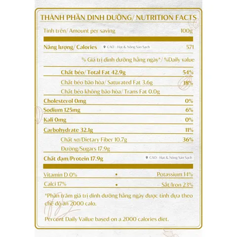 Hạt Hạnh Nhân Rang Bơ Vỏ Mỏng CAO Food - Nhập Khẩu Mỹ, Hạt Siêu Thơm Giòn, Dinhs Dưỡng, Lợi Cho Tim Mạch, Hũ 500 Gram