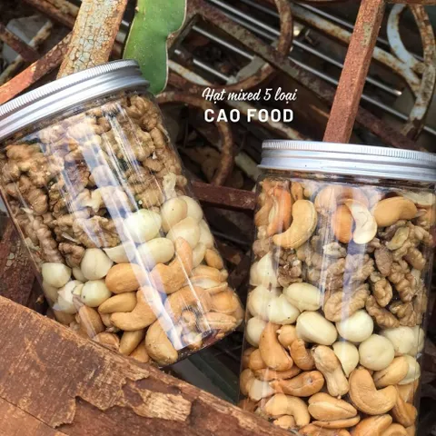 Hạt Thập Cẩm Dinh Dưỡng CAO Food 500g - Hỗn Hợp Hạt Macca, Hạnh Nhân, Óc Chó, Hạt Điều, Bí Xanh - Snack Giàu Dinh Dưỡng Tươi Ngon