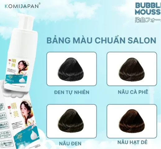 nhuộm tóc test