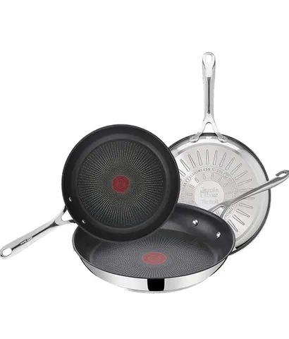 Chảo Tefal Jamie Oliver Inox Chống Dính Titan - Dùng Được Trên Mọi Loại Bếp, Dễ Lau Chùi, An Toàn Cho Sức Khỏe