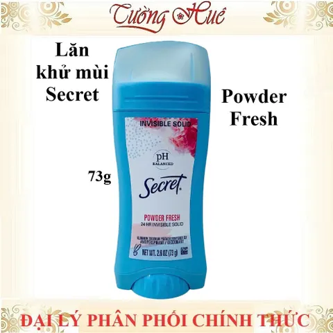 Lăn Sáp Khử Mùi Nữ Secret 45g-73g - Giá Cả Phải Chăng, Ngăn Mồ Hôi, Khử Mùi Từ Mỹ, Duy Trì Cảm Giác Khô Thoáng 24 Giờ