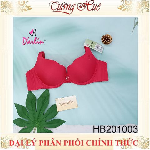 Áo lót nữ Darlin HB 201003 - Mút dày nâng 3.5cm hình tim dễ thương - Thoáng mát, nhiều màu sắc, size đa dạng
