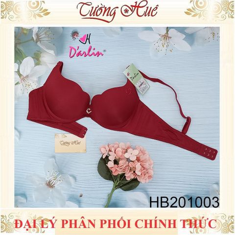 Áo lót nữ Darlin HB 201003 - Mút dày nâng 3.5cm hình tim dễ thương - Thoáng mát, nhiều màu sắc, size đa dạng
