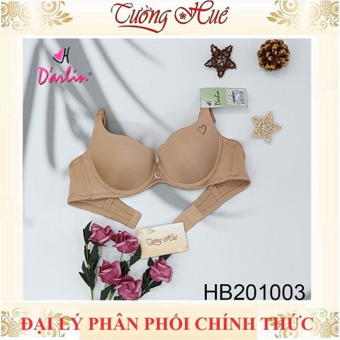 Áo lót nữ Darlin HB 201003 - Mút dày nâng 3.5cm hình tim dễ thương - Thoáng mát, nhiều màu sắc, size đa dạng