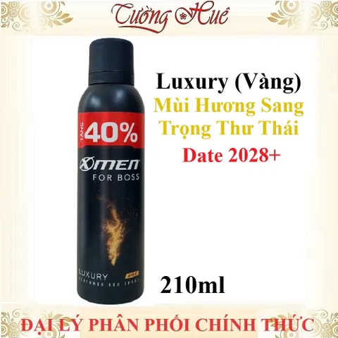Xịt Khử Mùi Nam X-Men For Boss 210ml - Khử Mùi Hiệu Quả, Lựa Chọn Đa Dạng Hương Thơm Sang Trọng và Năng Động cho Phái Mạnh