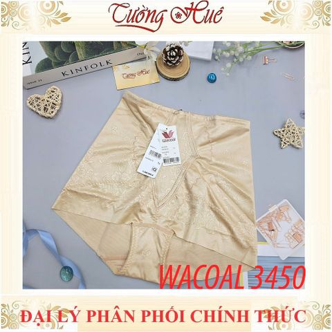 Quần Gen Định Hình Wacoal NV3450 Lưng Cao - Boy Leg Thời Trang, Chất Liệu Thun Co Giãn, Hấp Thụ Mồ Hôi, Sang Trọng, Đen & Da