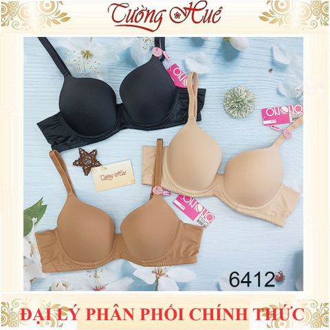 Áo Lót Nữ Thái Lan ONONO NB6412 - Áo Lót Có Gọng Siêu Mỏng, Chất Liệu Polyester Thoáng Mát, Nâng Ngực Tự Nhiên, Nhiều Màu Sắc Và Size