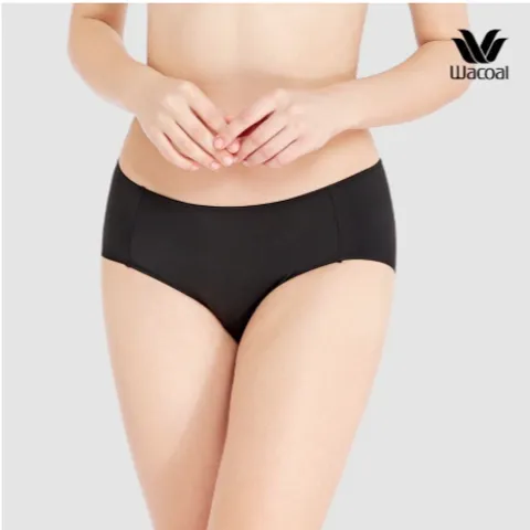 Quần Lót Wacoal 325 Không Đường May - Đồ Lót Nữ Full Mông, Chất Liệu Mềm Mịn, Thoáng Khí, Có Màu Da & Đen, Thích Hợp Mỗi Ngày