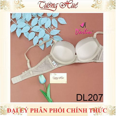 Áo lót nữ Darlin DL 207 mút dày 3cm nâng ngực phối ren sang trọng, chất liệu thun cotton thoáng mát, nhiều màu sắc và kích cỡ lựa chọn